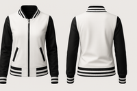 Black Sleeve Varsity Jacket