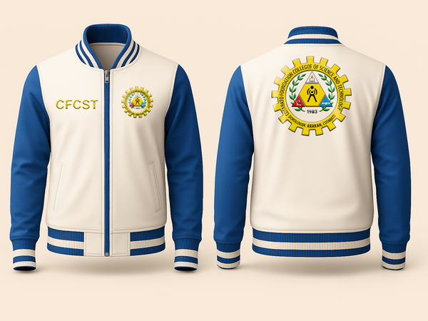 COTOBATO FOUNDATION COLLEGE AND TECHNOLOGY VARSITY JACKET