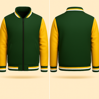 Green and Yellow Varsity Jacket