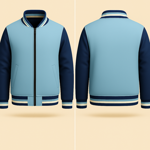 BLUE Varsity Jacket