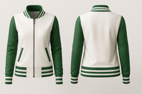 Green Sleeves Varsity Jacket