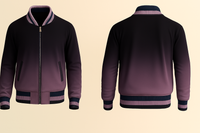 Dark Violet Varsity Jacket