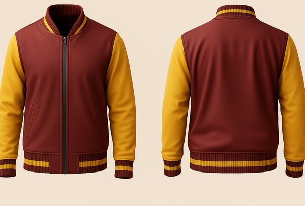 Red and Yellow Varsity Jacket