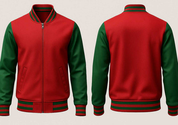 Red and White Varsity Jacket