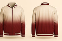 Maroon Fading Varsity Jacket