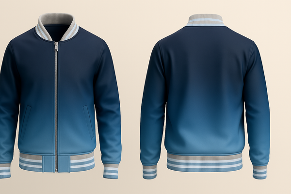Navy to Blue Varsity Jacket