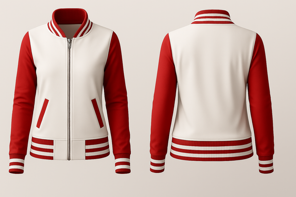 Red Sleeves Varsity Jacket