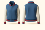 Ladies Denim Varsity Jacket