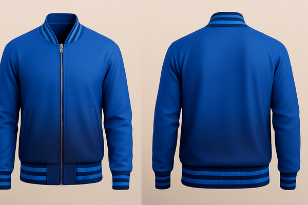 Royal Blue Varsity Jacket