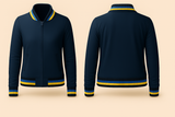 Ladies Denim Varsity Jacket