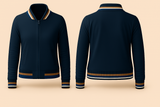 Ladies Denim Varsity Jacket