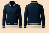 Ladies Denim Varsity Jacket