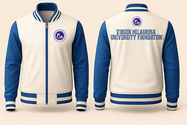 VIRGIN MILAGROSA UNIVERSITY FOUNDATION Varsity Jacket