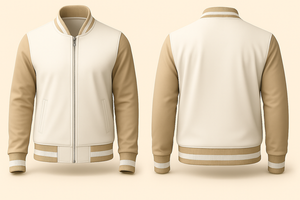 Beige Sleeve Jacket