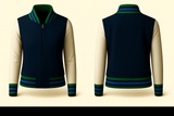 Ladies Denim Varsity Jacket
