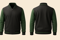Black and Green Varsity Jacket