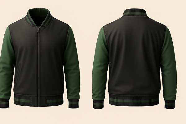 Black and Green Varsity Jacket