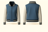 Ladies Denim Varsity Jacket