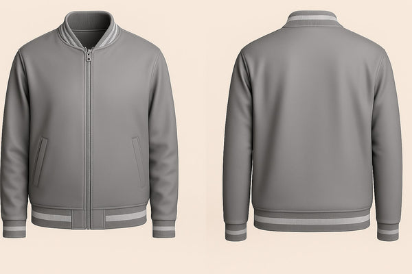 Gray Varsity Jacket