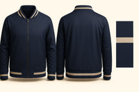 Navy Blue Varsity Jacket