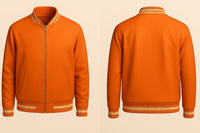 Orange Varsity Jacket