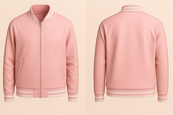 Pink Varsity Jacket
