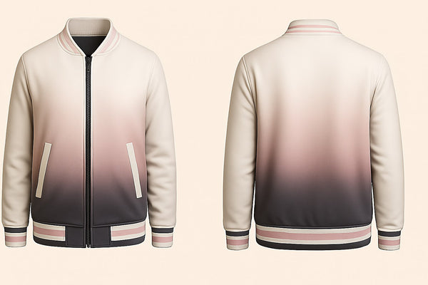 Fading Pink Varisty Jacket