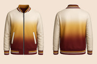 Yellow Mustard Fading Varsity Jacket