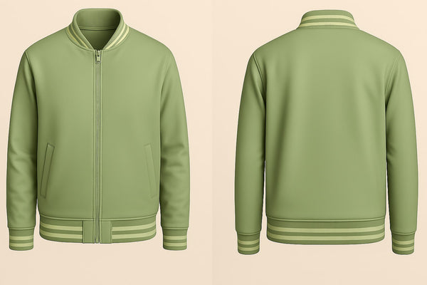 Yellow Green Varsity Jacket
